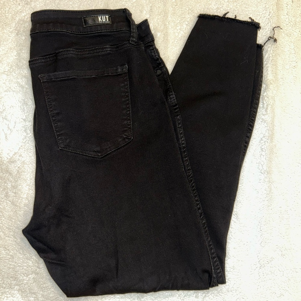Kut - Size 14 Black Denim Jeans